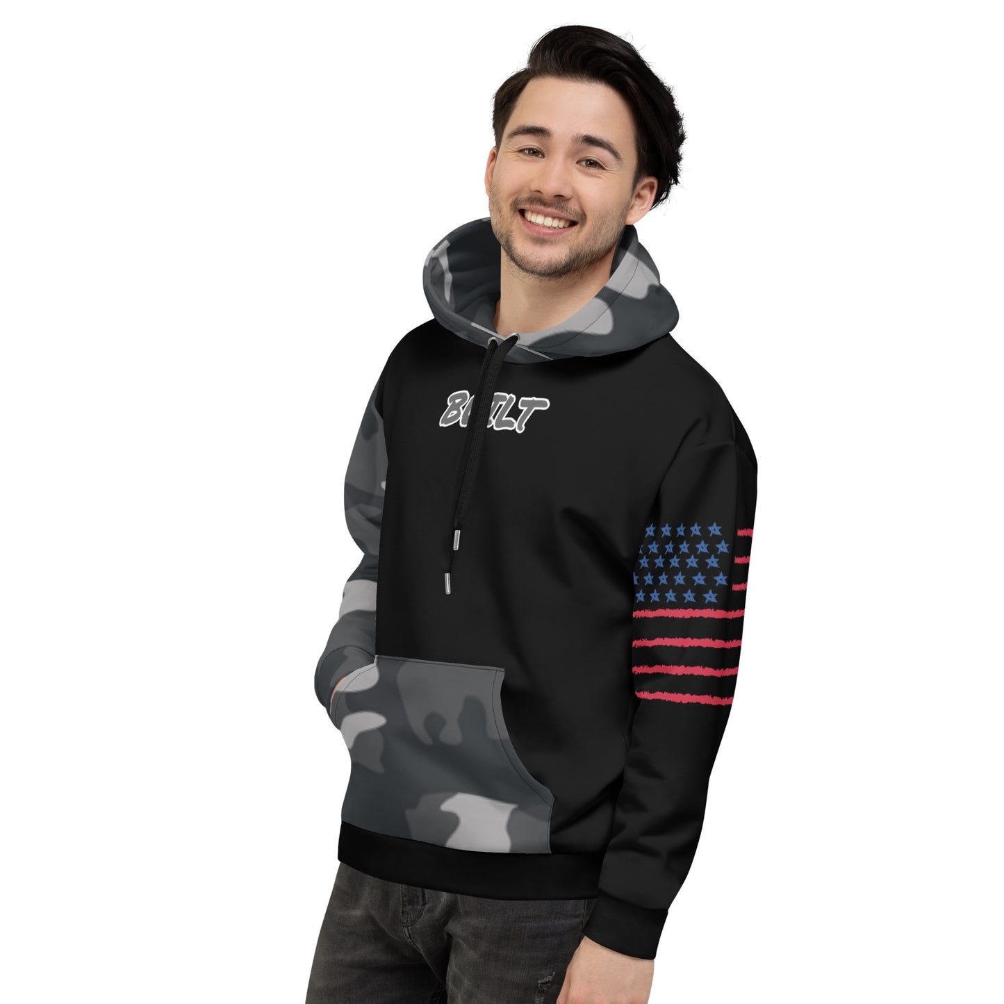 BLACK CAMO Unisex Hoodie